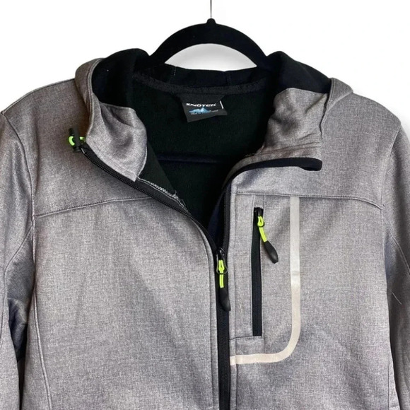 Snotek X-Series Purple Grey Zip Up Fleece Lined Winter Jacket - Picture 4 of 10